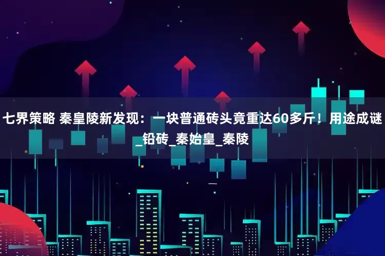 七界策略 秦皇陵新发现：一块普通砖头竟重达60多斤！用途成谜_铅砖_秦始皇_秦陵