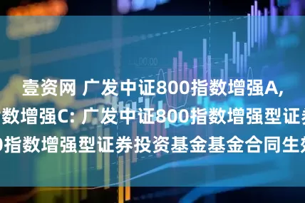 壹资网 广发中证800指数增强A,广发中证800指数增强C: 广发中证800指数增强型证券投资基金基金合同生效公告