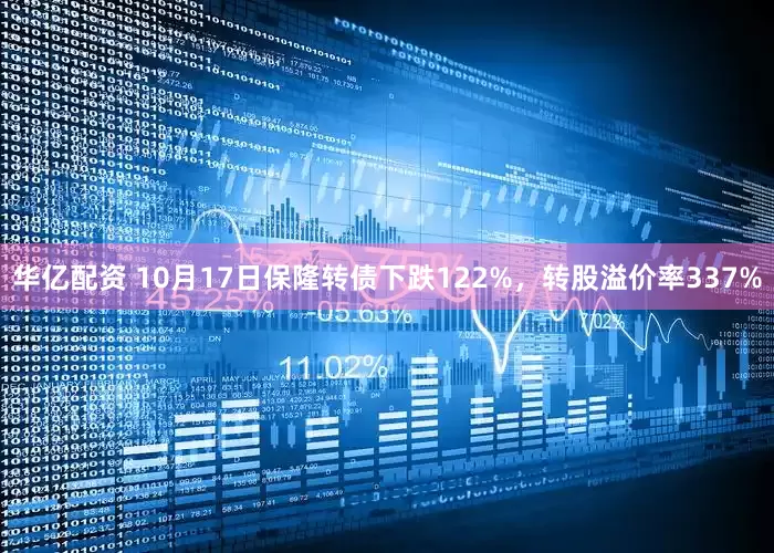 华亿配资 10月17日保隆转债下跌122%，转股溢价率337%